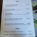 Menu La Ferme Medina Marrakech December 2023 271910-751400